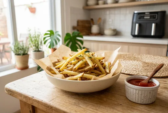 Papas fritas caseras